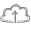 cloud up arrow